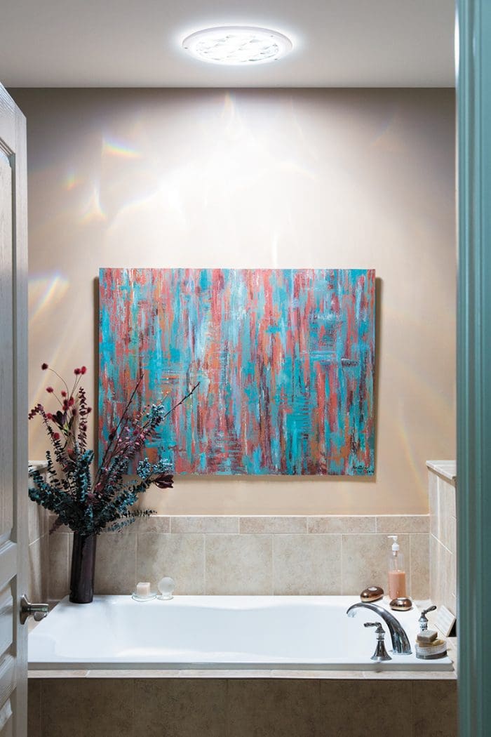 Fun Bathroom Daylighting